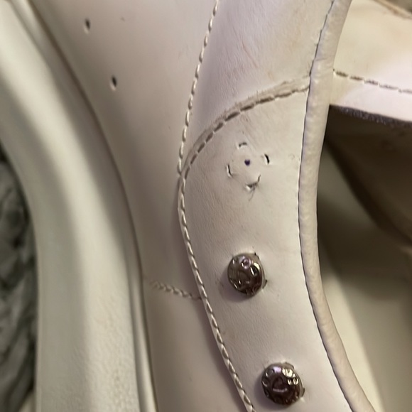 Used Ssense exclusive Alexander McQueen sneakers , worn 3 times . Can be washed - Picture 4 of 5